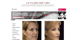 Desktop Screenshot of lipfillersnewyork.com